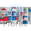 Kép 4/4 - Iratpapucs, PP/karton, 95 mm, LEITZ "Click&Store", piros