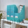 Kép 3/5 - Iratpapucs, PP/karton, 95 mm, LEITZ "Click&Store", jégkék