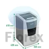 Kép 9/9 - Iratmegsemmisítő, mikrokonfetti, 150 lap, LEITZ "IQ AutoFeed Office 150 P5 Pro"
