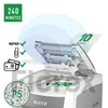 Kép 9/9 - Iratmegsemmisítő, mikrokonfetti, 600 lap, LEITZ "IQ AutoFeed Office 600 P5"