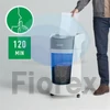 Kép 4/8 - Iratmegsemmisítő, mikrokonfetti, 10 lap, LEITZ "IQ OptiMax P5"