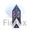 Kép 3/3 - Radír, MAPED "Pixel Party Pyramid "-  3db