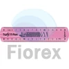Kép 4/6 - Vonalzó, műanyag, törhetetlen, 15 cm, MAPED "Twist`n Flex"