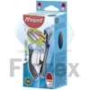 Kép 3/3 - Tűzőgép, 24/6, 26/6, 25 lap, MAPED "Ergologic Half-Strip", ezüst-szürke