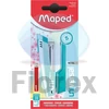 Kép 2/4 - Tűzőgép, 24/6, 26/6, 25 lap, MAPED "Universal Metal Half-Strip Pastel", pasztell türkiz