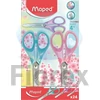 Kép 2/5 - Olló display, iskolai, 13 cm, MAPED "Essentials Soft Pastel", pasztell színek - 24db