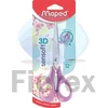 Kép 3/3 - Olló, iskolai, 16 cm, rugalmas nyél, MAPED "Sensoft 3D", vegyes pasztell színek