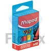 Kép 1/4 - Táblakréta, MAPED, vegyes színek - 10db