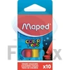 Kép 2/4 - Táblakréta, MAPED, vegyes színek - 10db