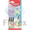 Kép 1/7 - Szövegkiemelő készlet, 1-5 mm, kétvégű, MAPED "Fluo Peps Duo", 6 különböző pasztell szín