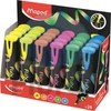 Kép 1/9 - Szövegkiemelő display, 1-5 mm, MAPED "Fluo Peps Flex", vegyes színek - 24db