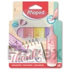 Kép 2/4 - Szövegkiemelő készlet,, 1-5 mm, MAPED "Fluo Peps Flex Pastel", pasztell szín,  vegyes készlet - 4db