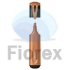 Kép 5/9 - Szövegkiemelő készlet, 1-5 mm, MAPED "Glitter Fluo Peps", 4 különböző metálfényű szín