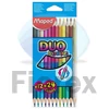 Kép 3/3 - Színes ceruza készlet, kétvégű, háromszögletű, MAPED "Color`Peps Duo", 24 különböző szín