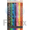 Kép 2/7 - Színes ceruza készlet, háromszögletű, MAPED "Color`Peps Animal", 12 különböző szín