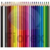 Kép 3/3 - Akvarell ceruza készlet, háromszögletű, ecsettel, MAPED "Color`Peps", 24 különböző szín
