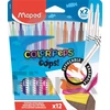 Kép 1/8 - Filctoll készlet, 3,6 mm, törölhető, MAPED "Color`Peps Oops!", 10+2 különböző szín
