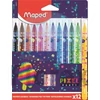 Kép 1/8 - Filctoll készlet, 2,8 mm, kimosható, MAPED "Pixel Party", 12 különböző szín