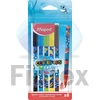 Kép 1/8 - Filctoll készlet, 2 mm, kimosható, MAPED "Color`Peps Ocean Life", 6 különböző szín