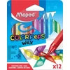 Kép 1/3 - Zsírkréta, MAPED "Color`Peps Wax", 12 különböző szín