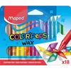 Kép 1/3 - Zsírkréta, MAPED "Color`Peps Wax", 18 különböző szín