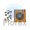 Kép 1/4 - Puzzle, fa, A4, 100 darabos, PANTA PLAST "Mandala Turtle"