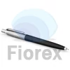 Kép 1/2 - Golyóstoll, 0,7 mm, ezüst színű klip, fekete tolltest, PARKER "Royal Jotter Originals", kék