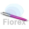 Kép 1/2 - Golyóstoll, 0,7 mm, ezüst színű klip, magenta tolltest, PARKER "Royal Jotter Originals", kék