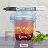 Kép 4/6 - Lakkmarker, 2 mm, kúpos, PENTEL "MMP20", kék