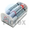 Kép 1/2 - Táblamarker készlet, 6 mm, kúpos hegy, PENTEL "Maxiflo", 4 különböző szín