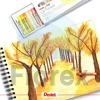Kép 2/5 - Olajpasztell kréta, PENTEL, "Arts", 25 különböző szín