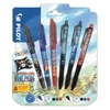 Kép 1/5 - Rollertoll készlet, 0,35 mm, nyomógombos, PILOT Frixion Ball/Frixion Ball Plus, 3különböző szín+One Piece matrica