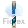 Kép 1/2 - Rollertoll betét, 0,35 mm, törölhető, PILOT "Frixion Ball/Clicker", sötétkék - 3 db