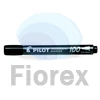Kép 1/2 - Alkoholos marker, 1 mm, kúpos, PILOT "Permanent Marker 100", fekete