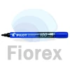 Kép 2/2 - Alkoholos marker, 1 mm, kúpos, PILOT "Permanent Marker 100", kék