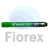 Kép 1/2 - Alkoholos marker, 1 mm, kúpos, PILOT "Permanent Marker 100", zöld