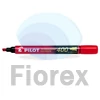 Kép 2/2 - Alkoholos marker, 1,5-4 mm, vágott, PILOT "Permanent Marker 400", piros