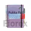 Kép 3/5 - Spirálfüzet, A5, vonalas, 100 lap, PUKKA PAD "Metallic Project Book", vegyes szín