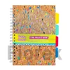 Kép 1/3 - Spirálfüzet, B5, vonalas, elválasztóval, 100 lap, PUKKA PADS "Planet Cork Project Book", parafa
