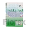 Kép 1/2 - Spirálfüzet, A5, vonalas, 100 lap, PUKKA PAD "Irlen Jotta Green"