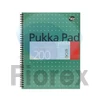 Kép 1/4 - Spirálfüzet, A4+, vonalas, 100 lap, PUKKA PAD, "Metallic Jotta"