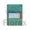 Kép 1/4 - Spirálfüzet, A5, kockás, 100 lap, PUKKA PAD, "Metallic Jotta"