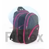 Kép 2/10 - Hátizsák, 2in1, notebook tartóval és audió csatlakozóval, PULSE "Teens", pink-fekete