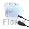 Kép 5/6 - Hegyező, kétlyukú, asztali, elemes, USB töltővel, RAPESCO"PS12-USB", fehér