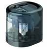 Kép 1/6 - Hegyező, kétlyukú, asztali, elemes, USB töltővel, RAPESCO"PS12-USB", fekete