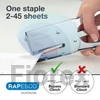 Kép 3/7 - Tűzőgép, kézi, 24/8, 45 lap, fém, RAPESCO "Porpoise ONE", ezüst