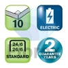 Kép 6/6 - Tűzőgép, elektromos, 24/6, 26/6, 10 lap, RAPID "Fixativ 10BX", kék