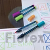 Kép 7/7 - Tábla- és flipchart marker, 2-3 mm, kúpos, SCHNEIDER "Maxx 290", kék