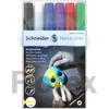Kép 1/5 - Dekormarker készlet, akril, 2 mm, SCHNEIDER "Paint-It 310", 6 különböző szín