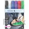 Kép 1/5 - Dekormarker készlet, akril, 4 mm, SCHNEIDER "Paint-It 320", 6 különböző szín